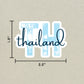 Thailand Country Code Sticker