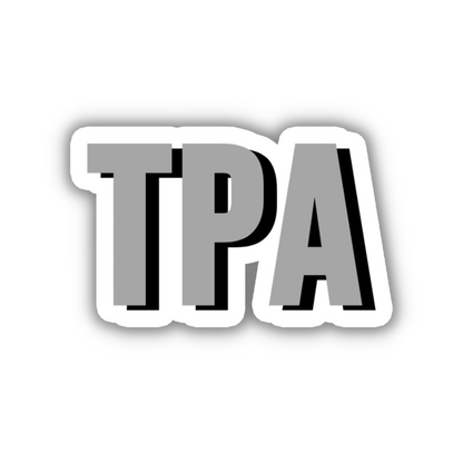 TPA Double Layered Sticker