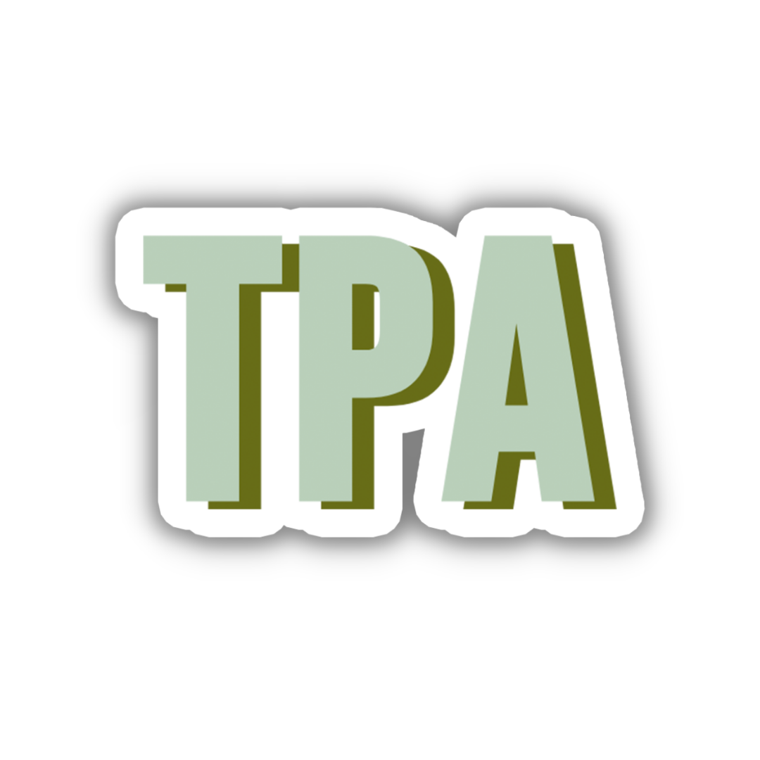 TPA Double Layered Sticker
