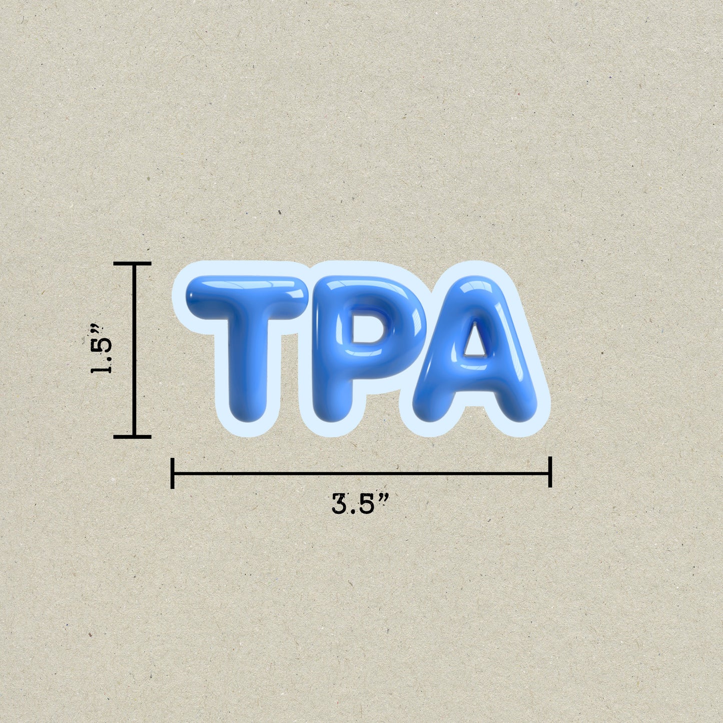 TPA Bubble Sticker
