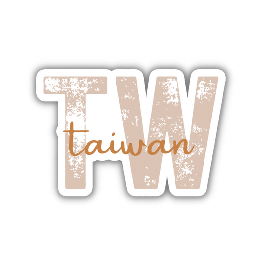 Taiwan Country Code Sticker