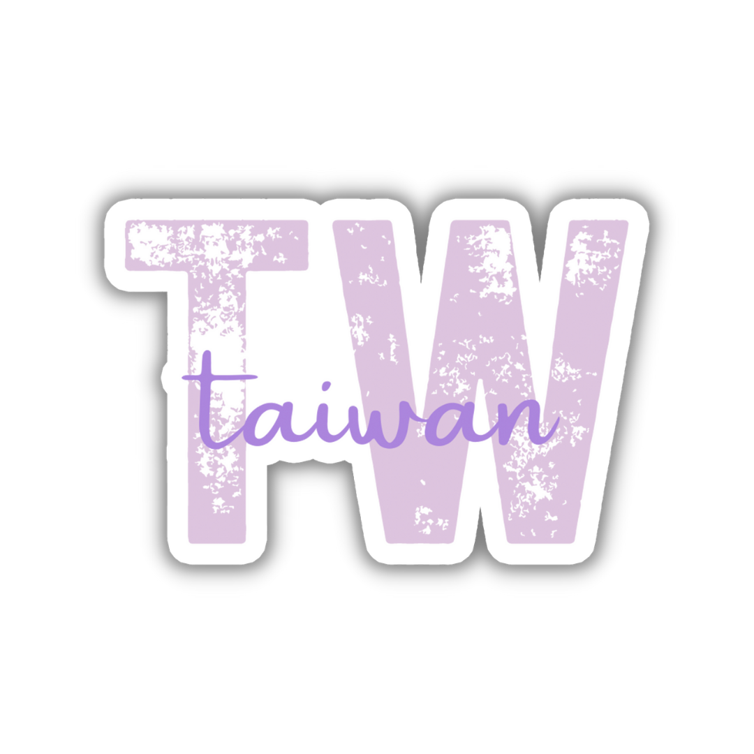 Taiwan Country Code Sticker