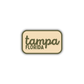 Tampa, Florida Retro Travel Sticker – Colorful Vinyl Decal for Laptop, Water Bottle & Luggage