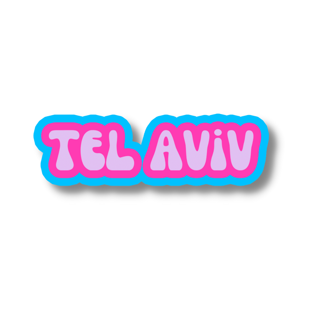 Tel Aviv Cloud Sticker