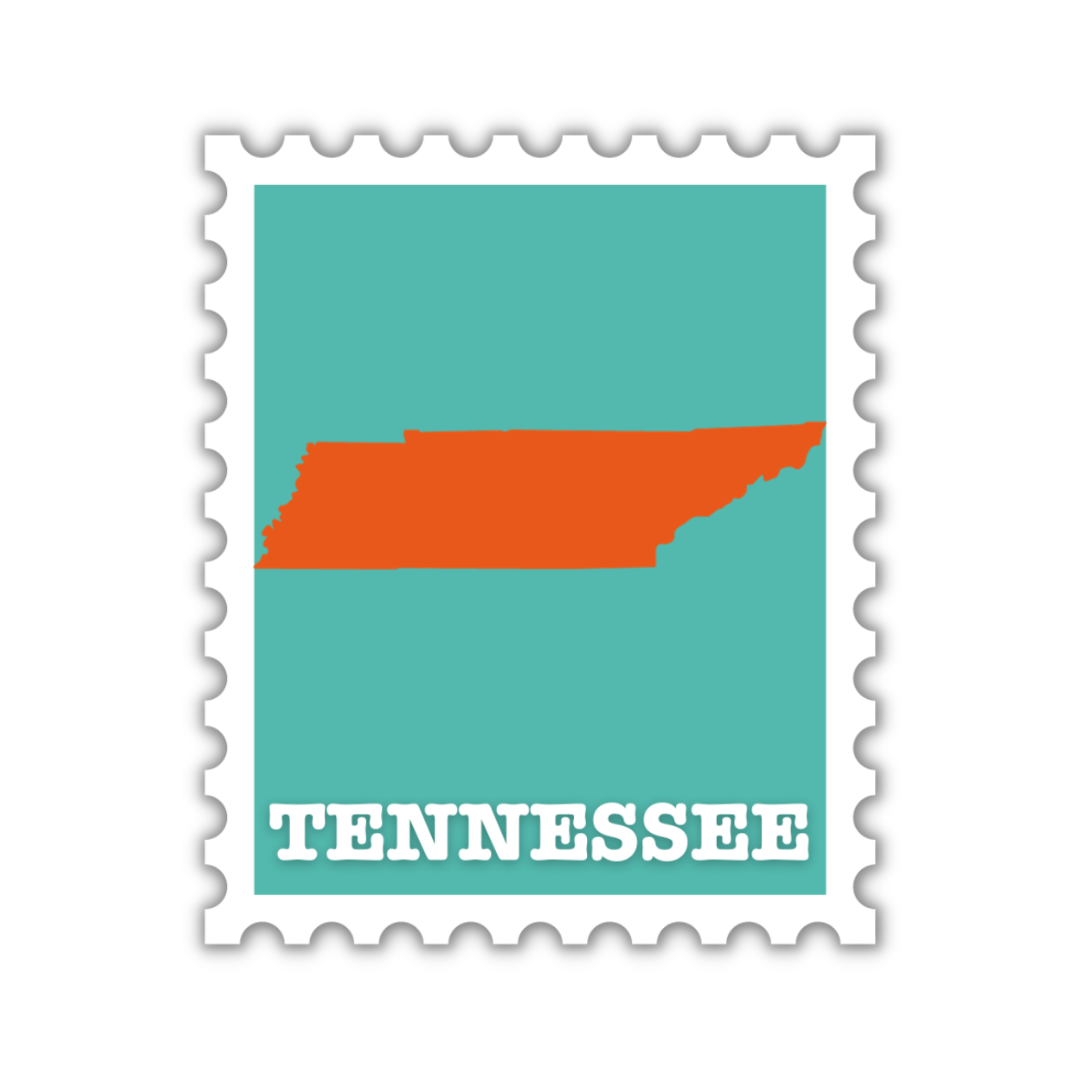 Tennessee Stamp Sticker