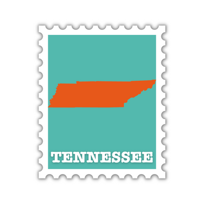 Tennessee Stamp Sticker