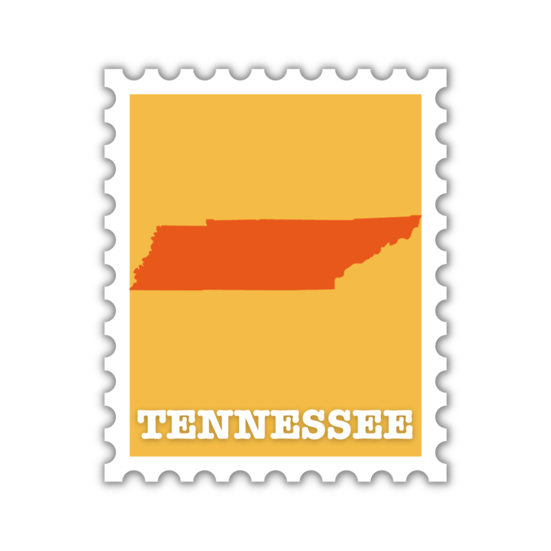 Tennessee Stamp Sticker