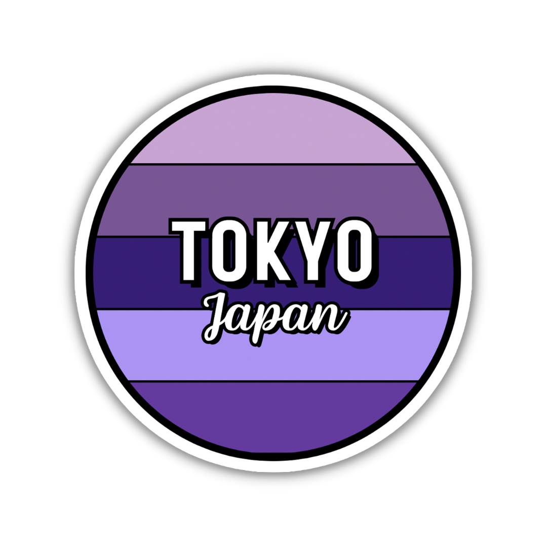 Tokyo, Japan Circle Sticker