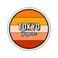 Tokyo, Japan Circle Sticker
