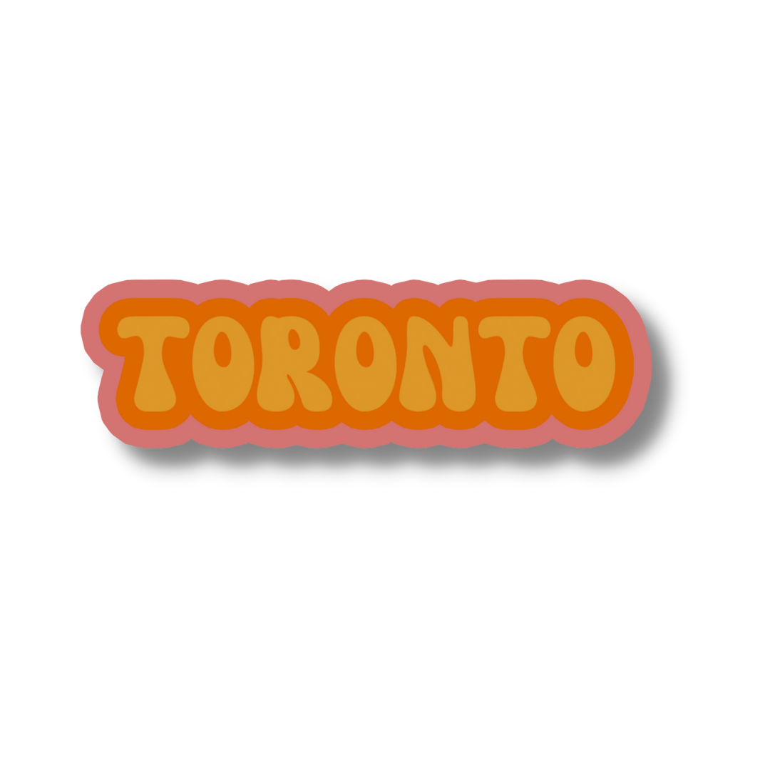 Toronto Sticker Png Toronto Travel Sticker, Vintage Inspired, Trendy Luggage Decal ...