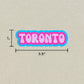 Toronto Cloud Sticker