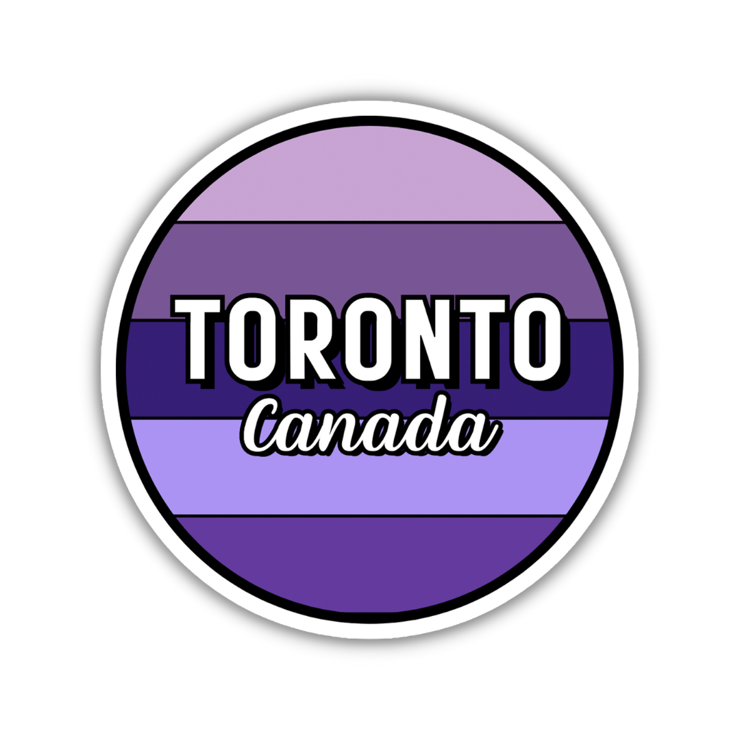 Toronto, Canada Circle Sticker