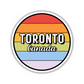 Toronto, Canada Circle Sticker