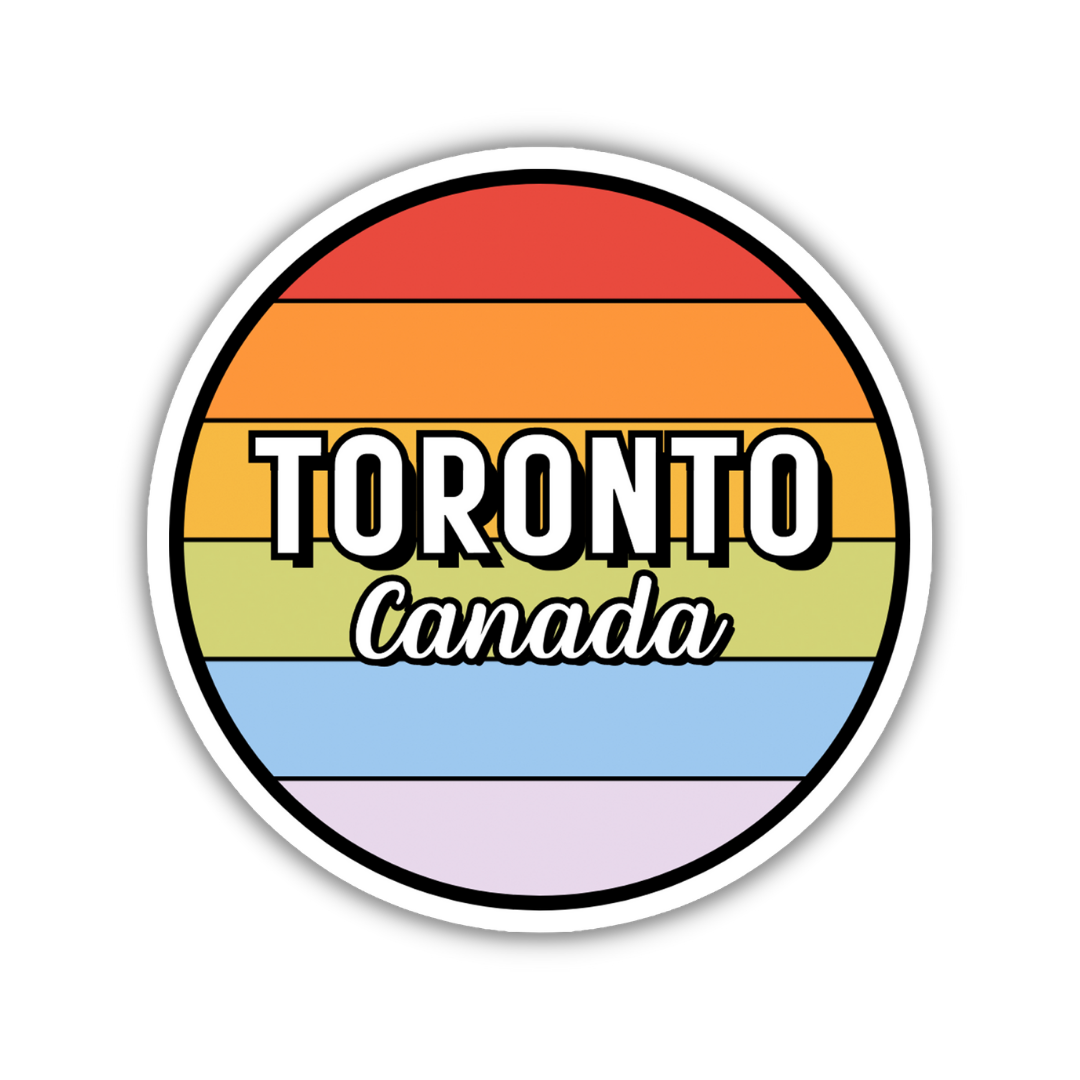 Toronto, Canada Circle Sticker