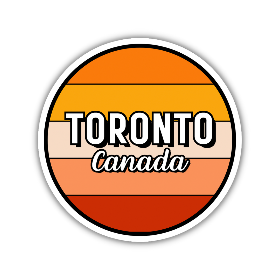 Toronto, Canada Circle Sticker