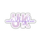 United Kingdom Country Code Sticker