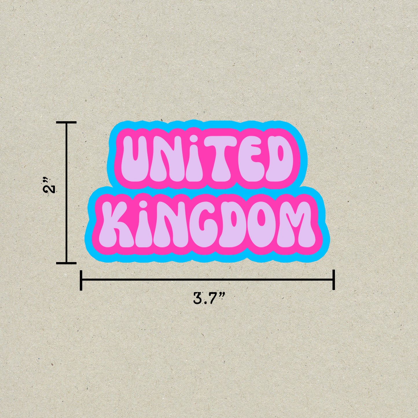 United Kingdom Cloud Sticker