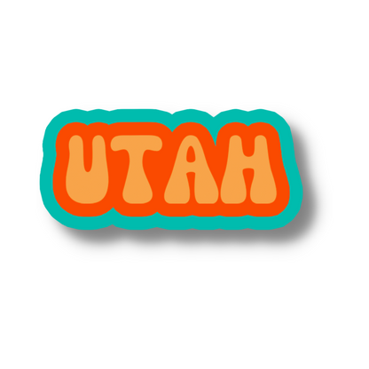 Utah Cloud Sticker