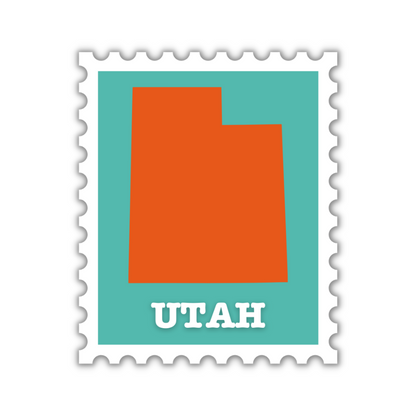 Utah Stamp Sticker