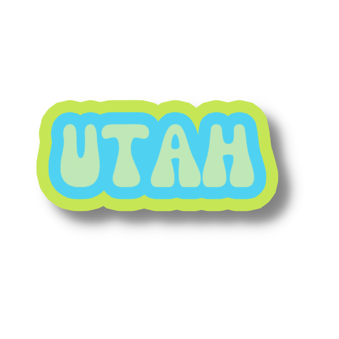 Utah Cloud Sticker