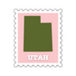 Utah Stamp Sticker