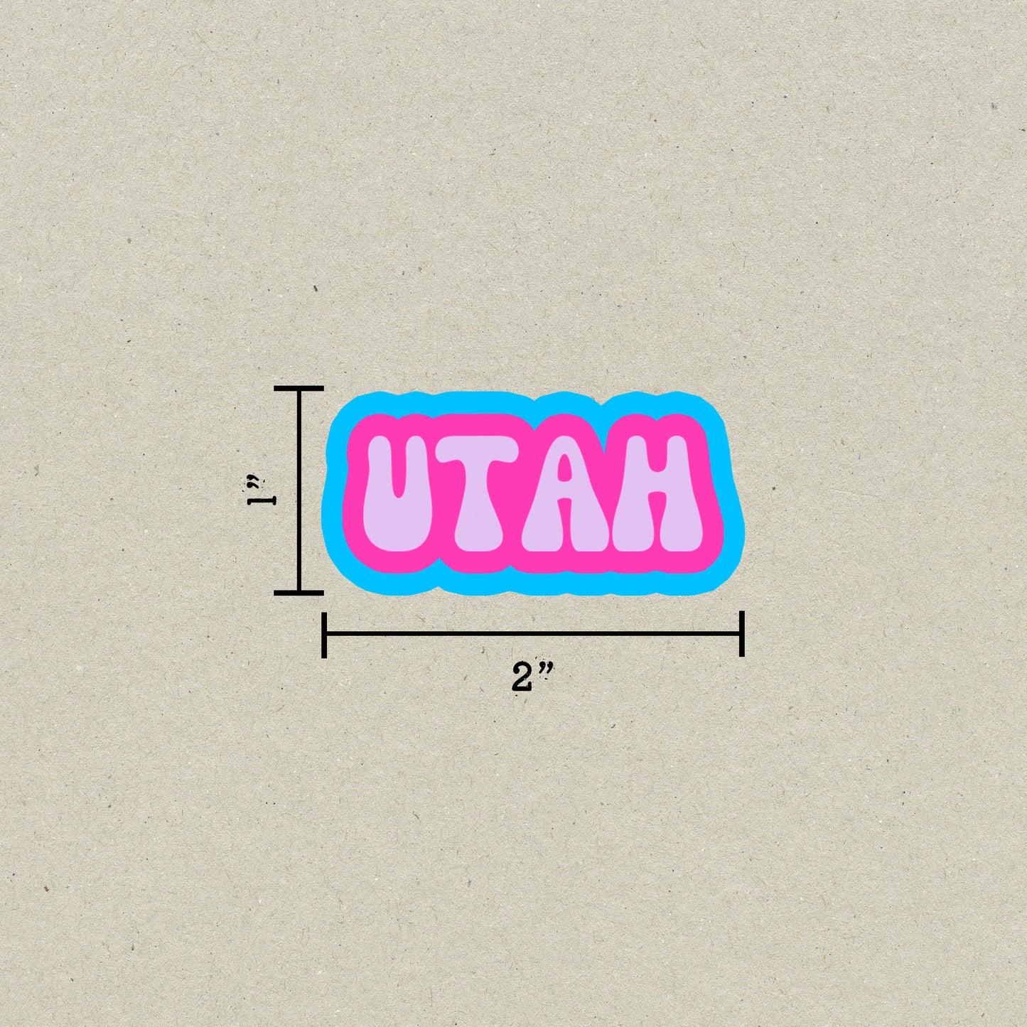 Utah Cloud Sticker