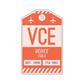 VCE Vintage Luggage Tag Sticker