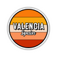 Valencia, Spain Circle Sticker