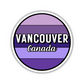 Vancouver, Canada Circle Sticker