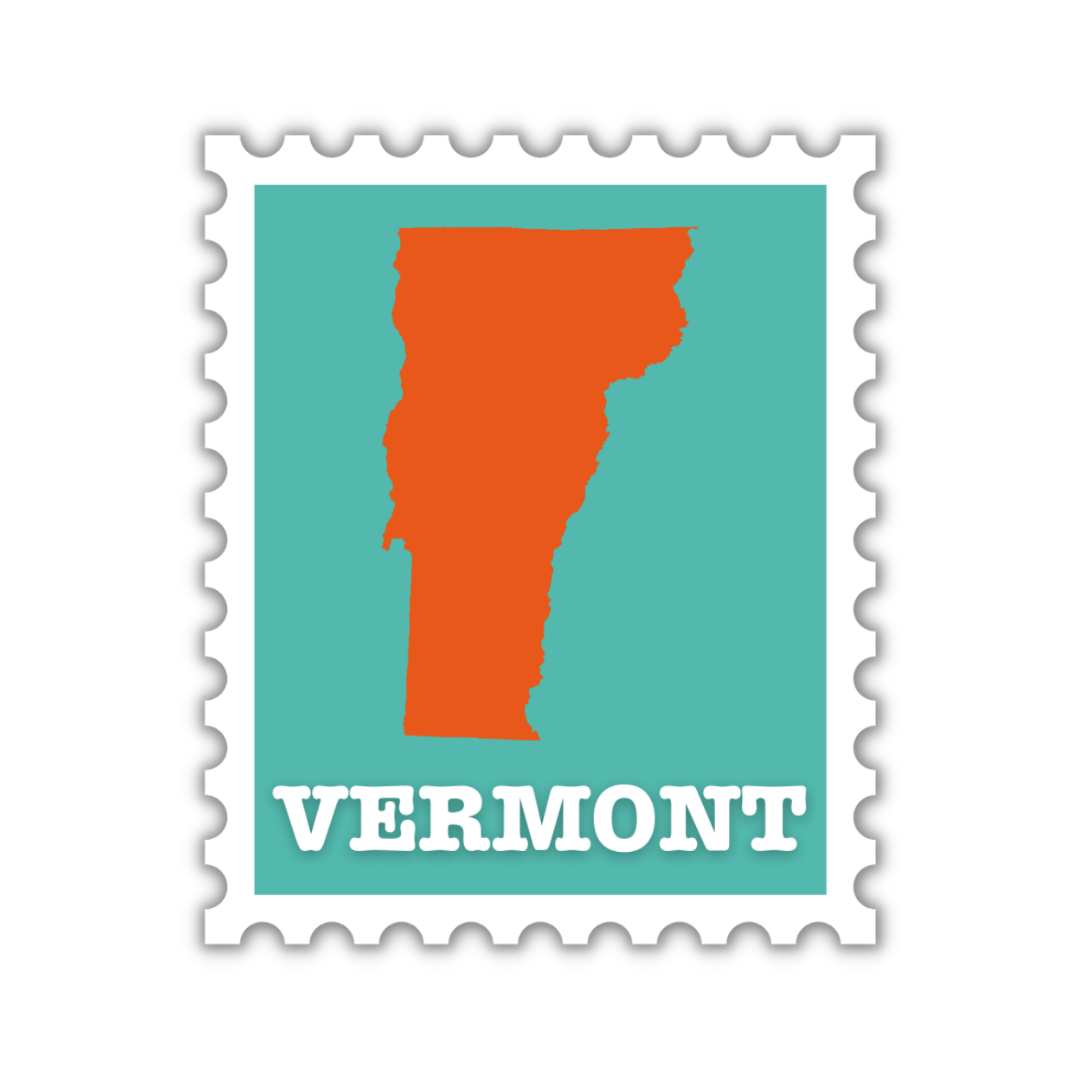 Vermont Stamp Sticker