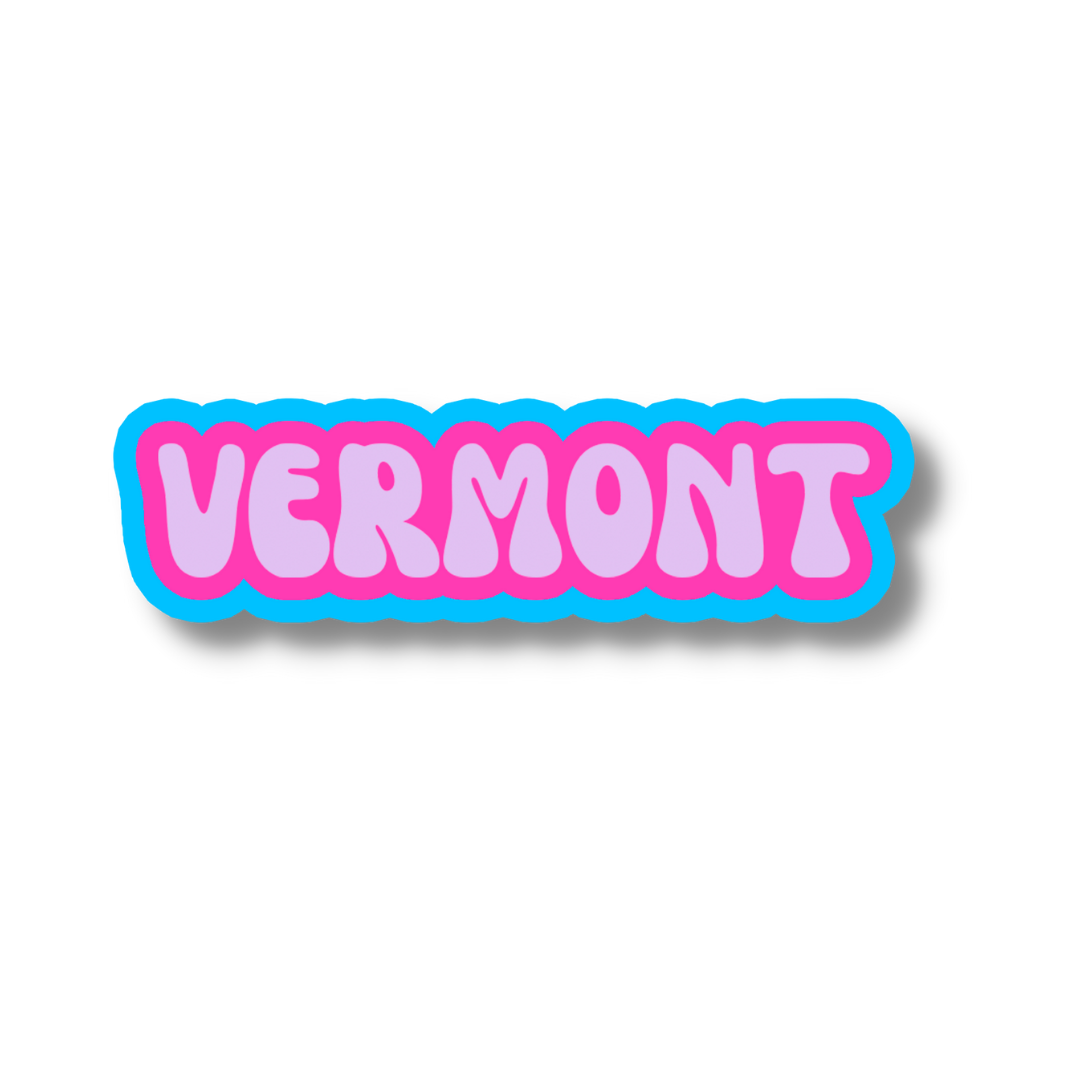 Vermont Cloud Sticker