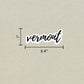 Vermont Cursive Sticker