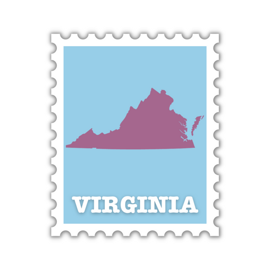 Virginia Stamp Sticker