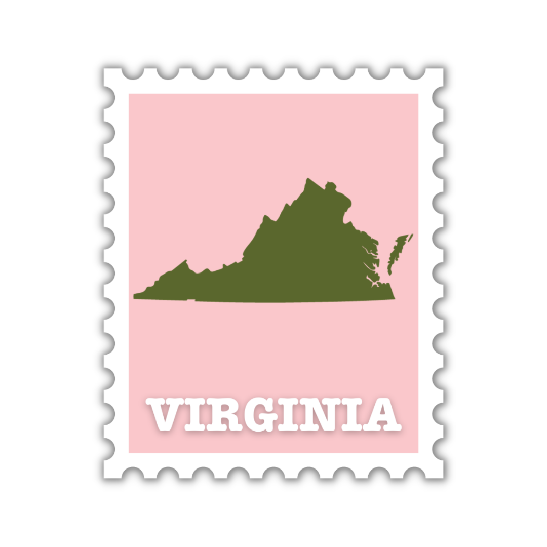 Virginia Stamp Sticker
