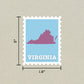 Virginia Stamp Sticker