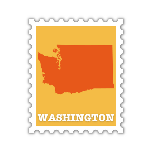 Washington Stamp Sticker