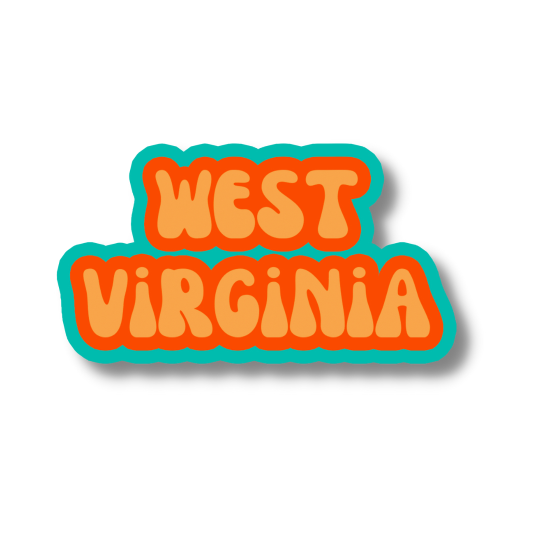 West Virginia Cloud Sticker