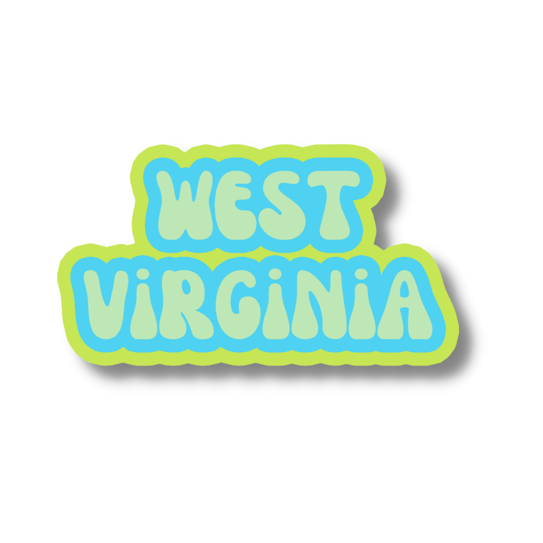 West Virginia Cloud Sticker