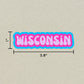 Wisconsin Cloud Sticker