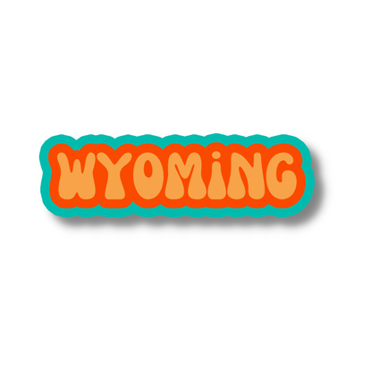 Wyoming Cloud Sticker