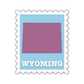 Wyoming Stamp Sticker