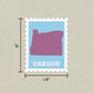 Oregon Stamp Sticker