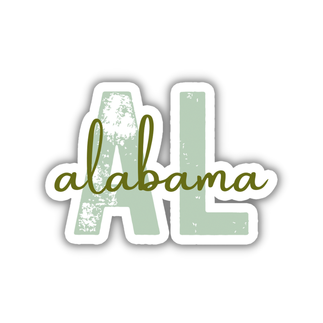 Alabama State Code Sticker