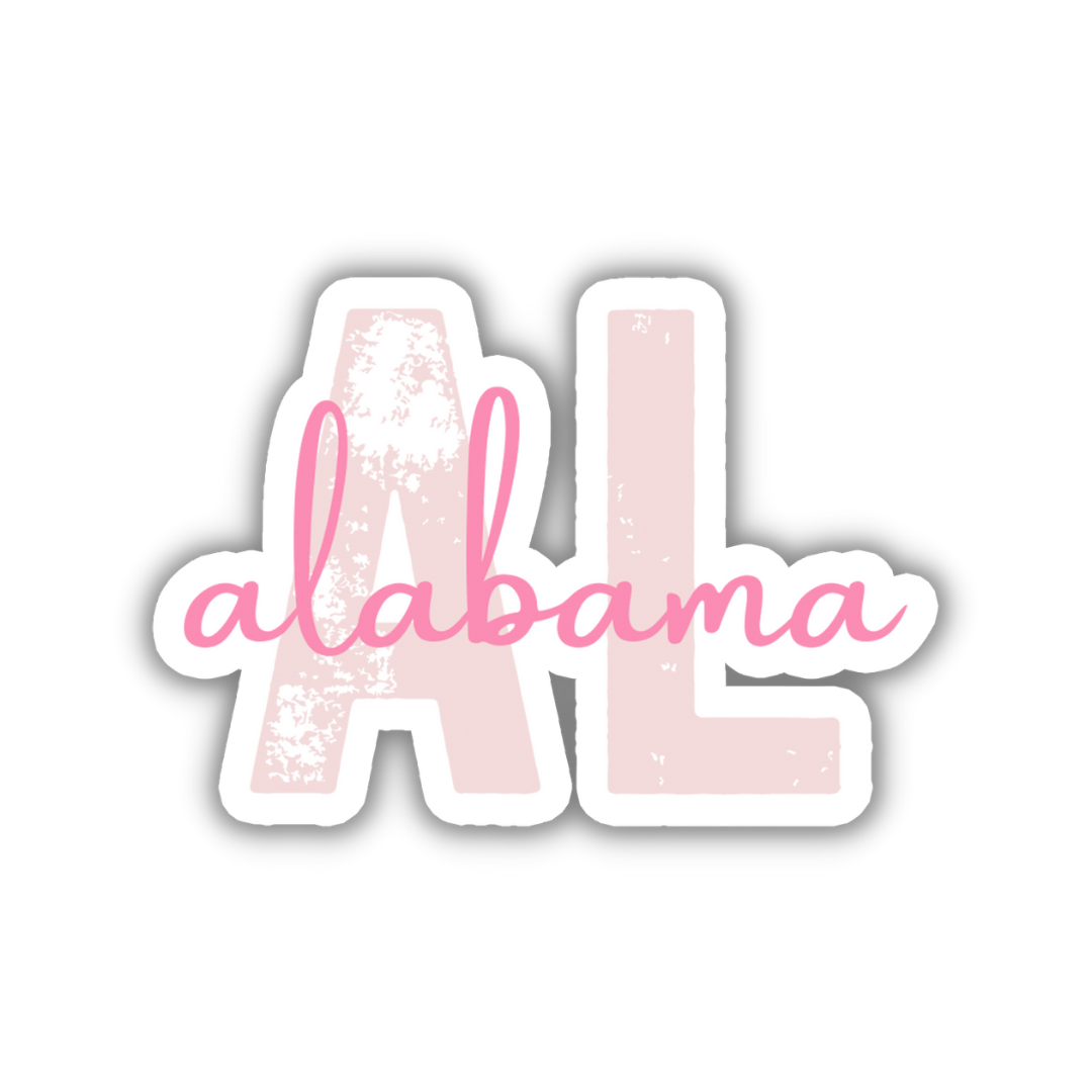 Alabama State Code Sticker