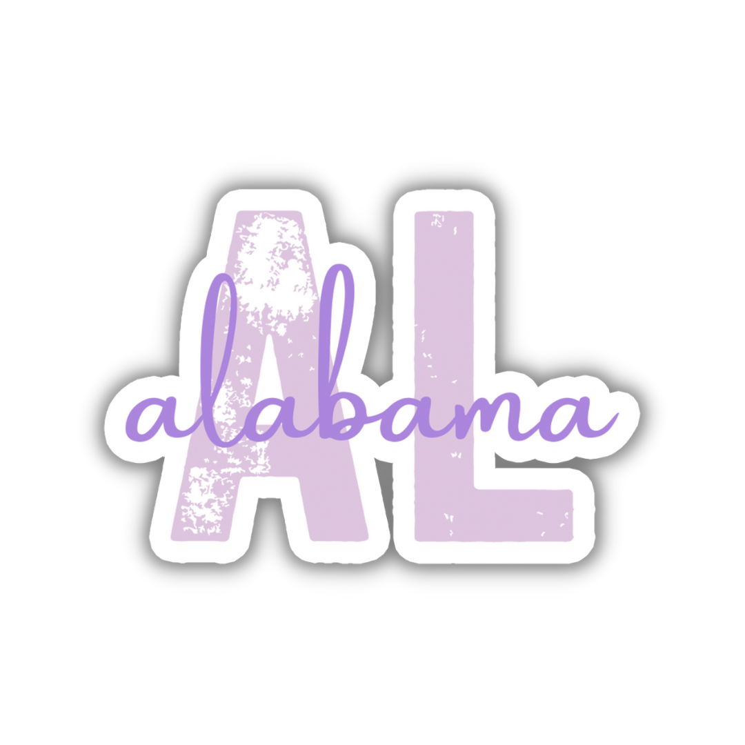 Alabama State Code Sticker