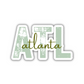 ATL Atlanta Airport Code Sticker