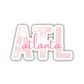 ATL Atlanta Airport Code Sticker