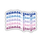 Atlanta, Georgia Retro Sticker