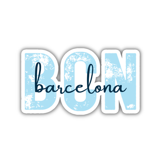 BCN Barcelona Airport Code Sticker