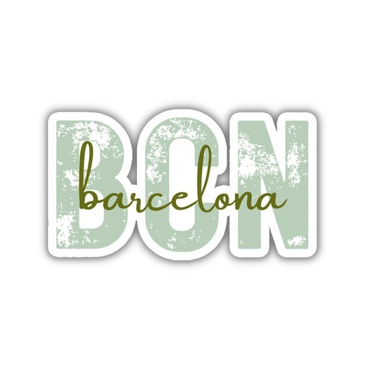 BCN Barcelona Airport Code Sticker